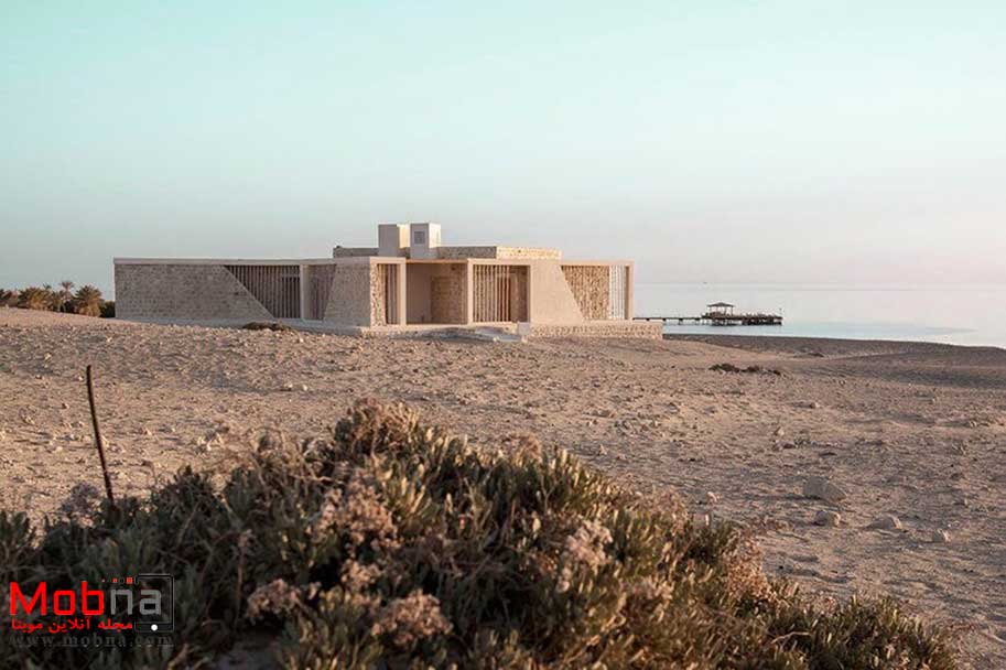 خانه ساحلی چشمگیر با فسیل های مرجانی ‌در مصر (+عکس)