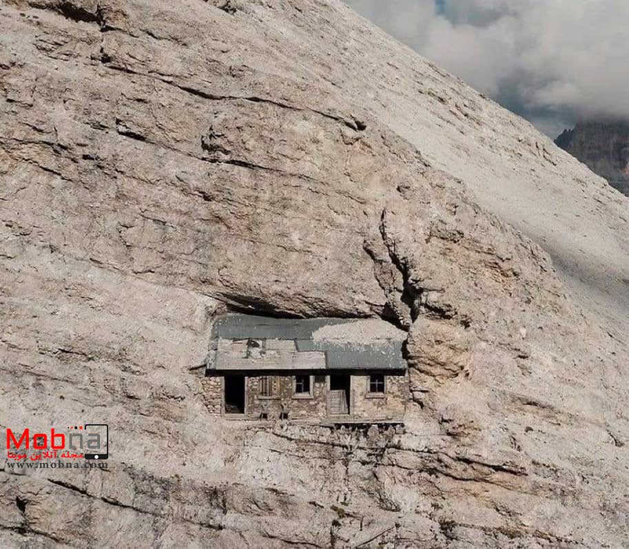 کشف خانه ای عجیب در کوه کریستالو (عکس)