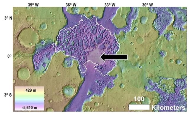 جستجوی نشانه‌های حیات در دریاچه گِلی مریخ