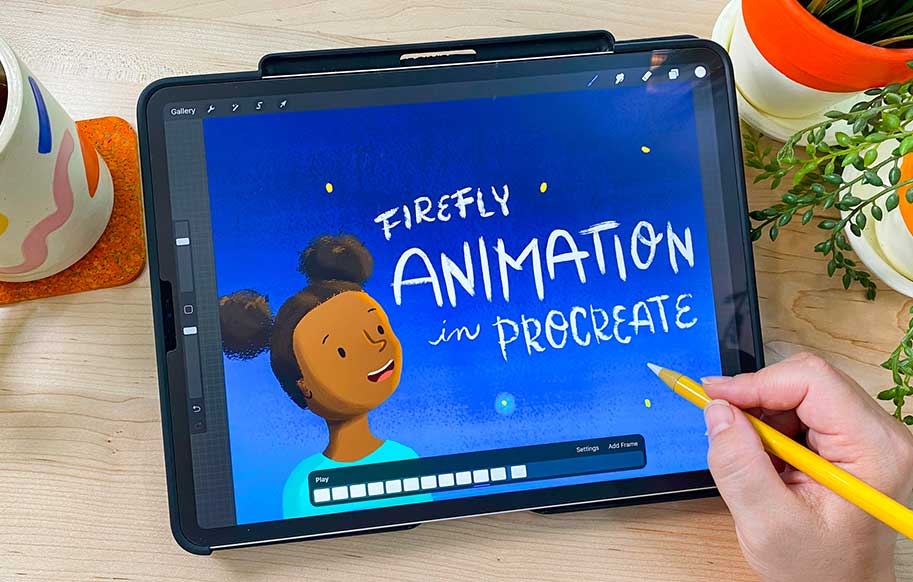 آموزش ساده ساخت انیمیشن با نرم افزار Procreate مخصوص اپل (فیلم)