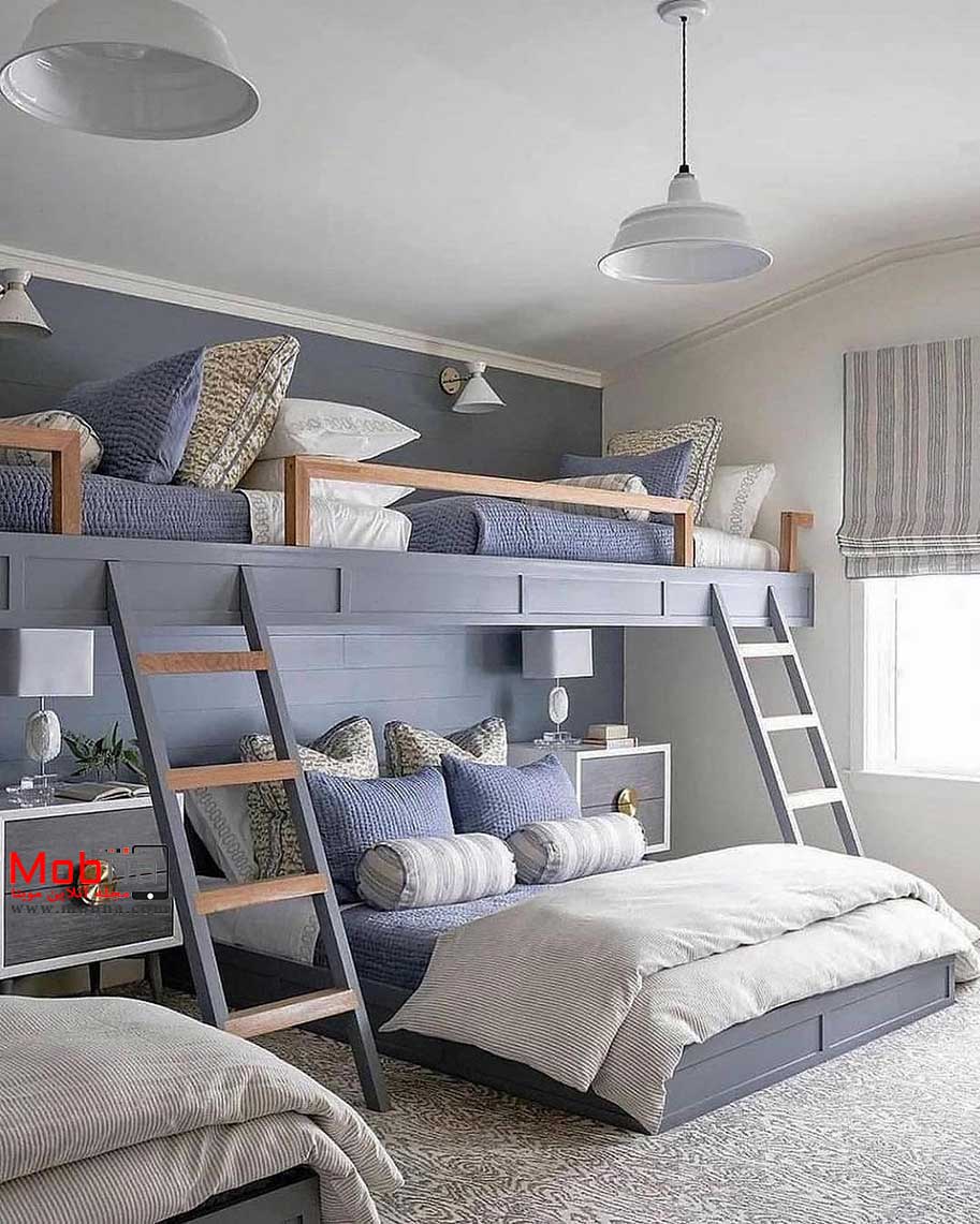 ایده های جالب برای تختخواب دو طبقه (عکس)