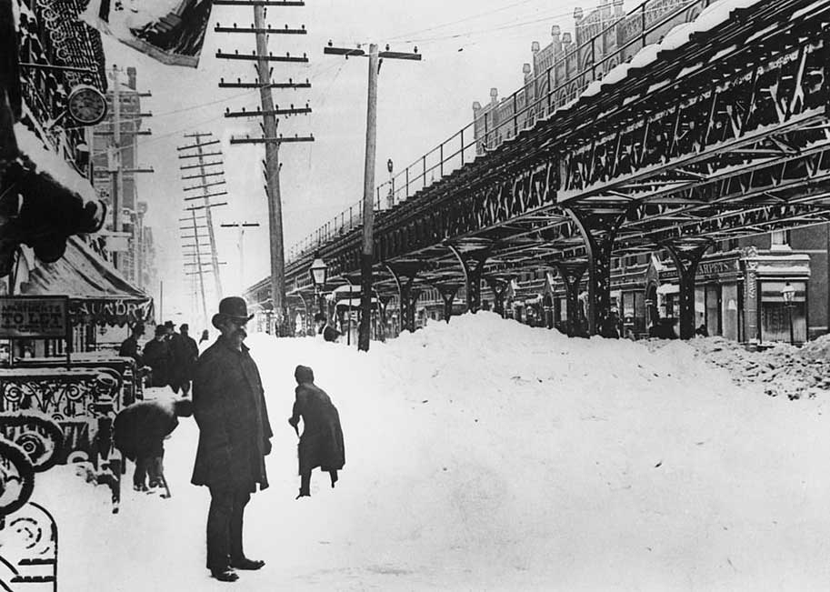 کولاک بزرگ 1888 ؛ الهام بخش اولین سیستم متروی آمریکا
