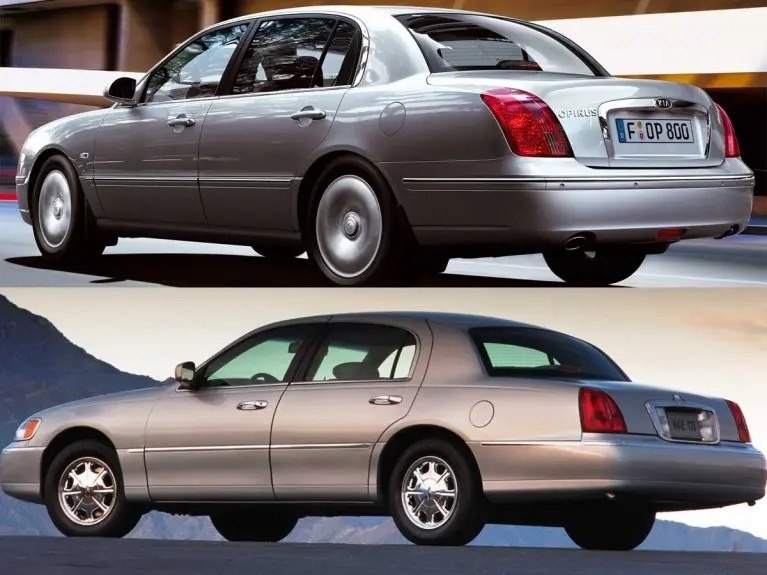 خودروهایی که از ماشین‌های آمریکایی کپی شدند، از لندکروزر تا کیا اوپیروس (+عکس)