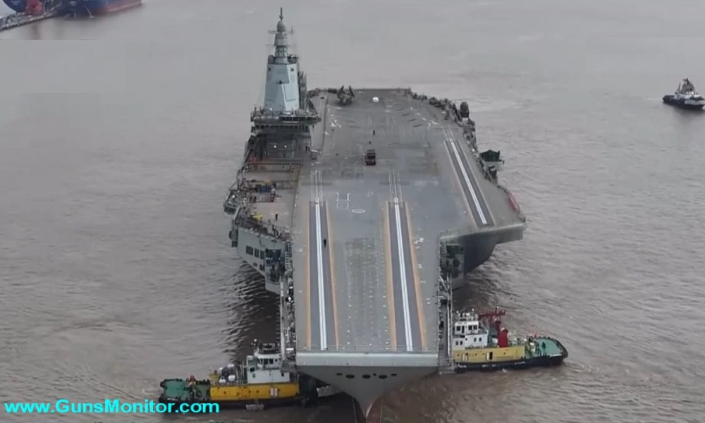 فوجیان؛ بزرگ ترین و پیشرفته ترین کشتی جنگی چین (+فیلم و عکس)